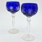 Lead Crystal Wine Glasses from Annahütte, 1950s, Set of 2 1