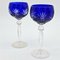 Lead Crystal Wine Glasses from Annahütte, 1950s, Set of 2, Image 1