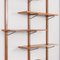 Mid-Century Modern Teak Wall Unit, Denmark, 1970s, Image 10