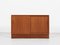 Mid-Century Danish Lowboard in Teak with 2 Sliding Doors attributed to Hundevad, 1960s, Image 1