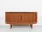 Mid-Century Danish Compact Sideboard with Tambour Doors in Teak by Johannes Andersen for Silkeborg, 1960s 1