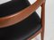 Mid-Century Danish Chair with Armrests in Teak and New Skai by Arne Vodder for Vamo, 1960s, Image 9