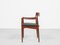 Dänischer Mid-Century Stuhl mit Armlehnen aus Teak & New Skai von Arne Vodder für Vamo, 1960er 3