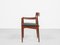 Mid-Century Danish Chair with Armrests in Teak and New Skai by Arne Vodder for Vamo, 1960s 3