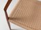 Mid-Century Model 57 Danish Chair in Teak and New Papercord by Niels Otto Møller, 1960s 10