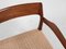 Mid-Century Model 57 Danish Chair in Teak and New Papercord by Niels Otto Møller, 1960s 4