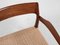 Mid-Century Model 57 Danish Chair in Teak and New Papercord by Niels Otto Møller, 1960s, Image 4