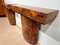Art Deco Console Tables in Walnut Veneer and Macassar, France, 1930s, Set of 2, Image 15