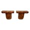 Art Deco Console Tables in Walnut Veneer and Macassar, France, 1930s, Set of 2, Image 1