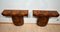 Art Deco Console Tables in Walnut Veneer and Macassar, France, 1930s, Set of 2 2
