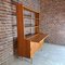 Bookcase with Sliding Doors and Writing Desk, 1960s 3
