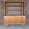 Bookcase with Sliding Doors and Writing Desk, 1960s 1