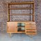 Bookcase with Sliding Doors and Writing Desk, 1960s 6