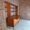 Bookcase with Sliding Doors and Writing Desk, 1960s 4