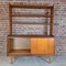 Bookcase with Sliding Doors and Writing Desk, 1960s 3