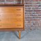 Bookcase with Sliding Doors and Writing Desk, 1960s, Image 5