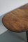 Mesa de comedor holandesa grande oval de teca, Imagen 18