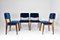 Ico & Luisa Parisi zugeschriebene italienische Esszimmerstühle aus Holz, 1950er, 4er Set 12