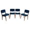Italian Wooden Dining Chairs attributed to Ico & Luisa Parisi, 1950s, Set of 4, Image 1