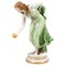 Art Nouveau Young Lady Ball Player Figurine by Walter Schott, Meissen, 1910s 1