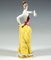 Figura de bailarina española con abanico y castañuelas atribuida a Paul Scheurich, Meissen, años 30, Imagen 5