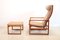 Model BM2254 Lounge Chair and Ottoman in Oak by Børge Mogensen for Fredericia, 1960s, Set of 2 3