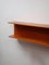 Large Floating Teak Wall Mounted Shelf attributed to Walter Wirtz for Wilhelm Renz, 1969 5