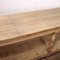 French Bleached Oak Drapers Table, Image 8