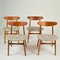 Oak Ch30 Dining Chairs attributed to Hans J. Wegner for Carl Hansen & Son, 1954, Set of 4, Image 2