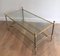 Vintage Coffee Table in Brushed Steel, 1940s 2