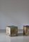 Scandinavian Modern Stoneware Sculptural Cube Stools, Denmark, 1970s, Set of 2 10