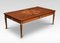 Walnut Inlaid Coffee Table, 1950s 1