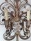 Silvered Wrought Iron and Glass Wall Lights attributed to Banci, Italy, 1940s, Set of 2, Image 5