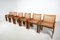 Mid-Century Oak and Cane Chairs, Italy, 1970s, Set of 6, Image 3
