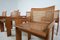 Mid-Century Oak and Cane Chairs, Italy, 1970s, Set of 6 16