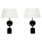 Table Lamps attributed to Philippe Barbier, France, 1970s, Set of 2 1