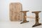 Antiker rustikaler rustikaler schwedischer Esstisch aus Holz 10