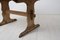 Antique Swedish Country Dining or Work Rustic Wood Trestle Table, Image 9