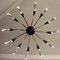 Mid-Century Brass and Murano Glass Chandelier in the style of Stilnovo, 1950s, Image 10