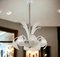 Art Deco Ninfea Murano Glass Chandelier attributed to Barovier, Italy, 1940s 2