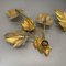 Florentiner Gilt Leaf Wall Lights in the style of Hans Kögl, Italy, 1980s, Set of 2 20