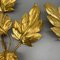 Florentiner Gilt Leaf Wall Lights in the style of Hans Kögl, Italy, 1980s, Set of 2 7