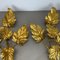 Florentiner Gilt Leaf Wall Lights in the style of Hans Kögl, Italy, 1980s, Set of 2 13
