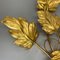 Florentiner Gilt Leaf Wall Lights in the style of Hans Kögl, Italy, 1980s, Set of 2, Image 5