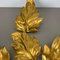 Florentiner Gilt Leaf Wall Lights in the style of Hans Kögl, Italy, 1980s, Set of 2 10