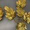 Florentiner Gilt Leaf Wall Lights in the style of Hans Kögl, Italy, 1980s, Set of 2 16