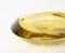 Amber Yellow Murano Sommerso Glass Bowl by Flavio Poli, 1970s 7