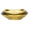 Amber Yellow Murano Sommerso Glass Bowl by Flavio Poli, 1970s 1
