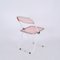 Vintage Acrylic Pink and White Folding Plia Chairs by Giancarlo Piretti for Castelli, 1970s, Image 5