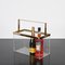 Italian Magazine Rack in Acrylic and Brass, 1970s, Image 13